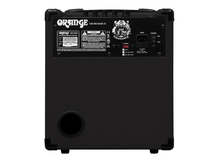 Orange CRUSH BASS 25 Black 25W Bass combo 